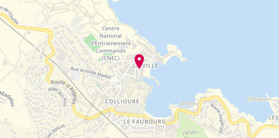 Plan de La Souris et la Robe Verte, 12 Rue de la Prud Homie, 66190 Collioure