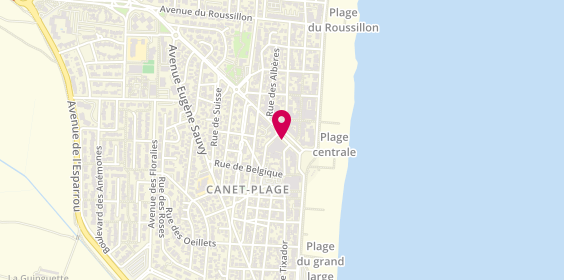 Plan de Galaxy, 3 avenue de la Méditerranée, 66140 Canet-en-Roussillon