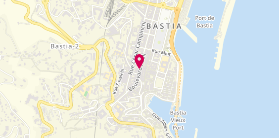 Plan de THO Pascale, 19 Boulevard Paoli, 20200 Bastia