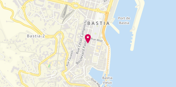 Plan de Elysée Boutique, 23 Rue Napoléon, 20200 Bastia