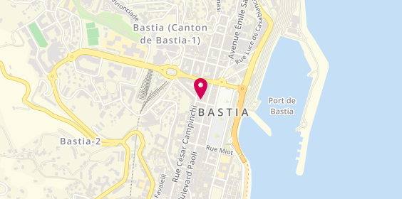 Plan de Pas à Pas, 2 Rue Conventionnel Salicetti, 20200 Bastia