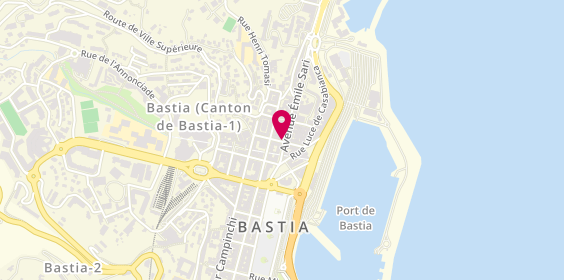 Plan de PEYRETTI Michel, 5 avenue Emile Sari, 20200 Bastia