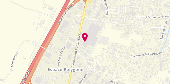 Plan de TOSCANE, 2130 Avenue du Languedoc Centre Commercial Polygone, 66000 Perpignan