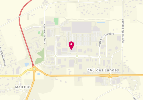 Plan de Magasin DistriCenter Saint-Gaudens/Estancarbon, Zone Aménagement des Landes, 31800 Estancarbon