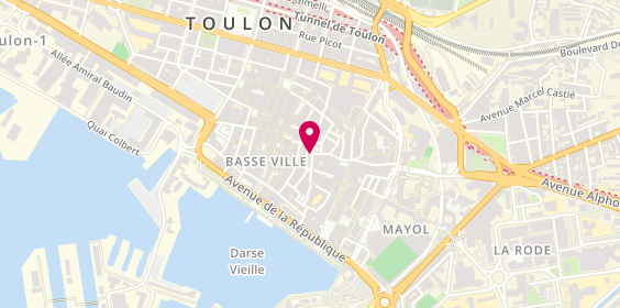 Plan de Fournitail, 11 Rue des Boucheries, 83000 Toulon