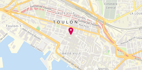 Plan de L'Echoppe, 431 Rue Jean Jaurès, 83000 Toulon