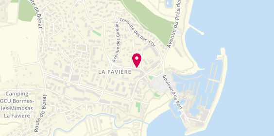 Plan de ALIAGA Chantal, Residence Athena
493 Boulevard de la Plage, 83230 Bormes-les-Mimosas