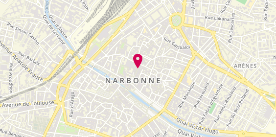 Plan de Traces, 26 Rue Droite, 11100 Narbonne