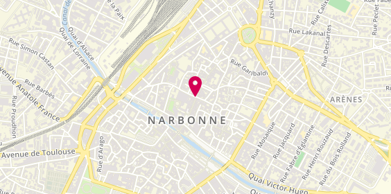 Plan de Btr Narbonne, 37 Rue Droite, 11100 Narbonne