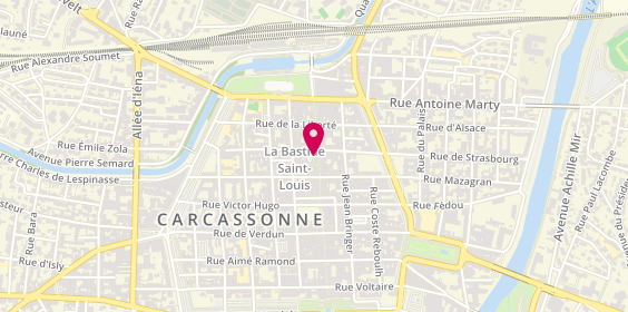 Plan de Armand Thierry, 25 Rue Georges Clemenceau, 11000 Carcassonne