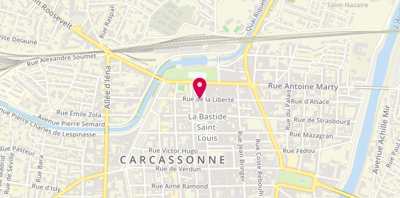 Plan de Assemat Tcha Francoise, 49 Rue Liberté, 11000 Carcassonne
