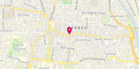 Plan de Etam Lingerie, 22 Rue Maréchal Foch, 65000 Tarbes
