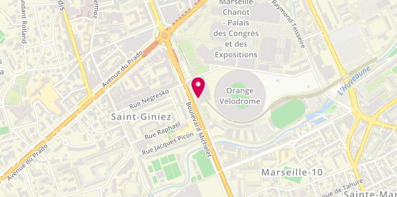 Plan de Geox, Shopping, Centre Commercial Prado
41 Boulevard Michelet, 13008 Marseille