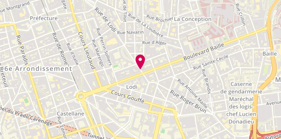Plan de Humana Lodi, 105 Rue de Lodi, 13006 Marseille