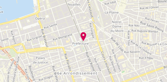 Plan de Chaussures Grousson, 105 Rue de Rome, 13006 Marseille