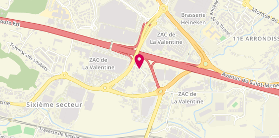 Plan de Courir, Centre Commercial Valentine Grand Centre Sablière, 13011 Marseille