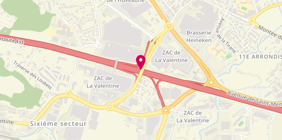 Plan de Empire Distribution, Route de la Sablière
La Galerie Géant la Valentine, 13011 Marseille