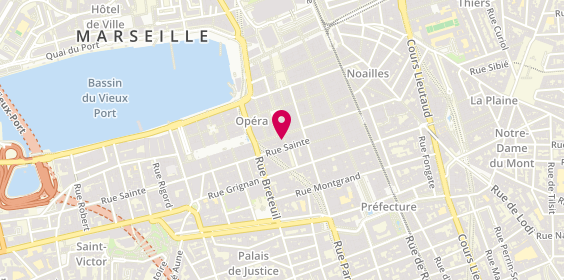 Plan de K-Way Marseille, 2 Rue Lulli, 13001 Marseille