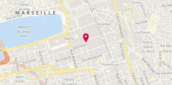 Plan de Boutique Fursac Marseille, 33 Rue Paradis, 13001 Marseille