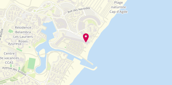 Plan de PARADISE BOUTIK Cap d'Agde, 12 Boulevard des Matelots, 34300 Cap D'agde (Le
