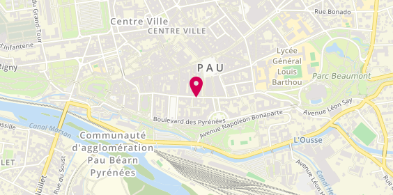 Plan de Talon Aiguille, 23 Rue Louis Barthou, 64000 Pau