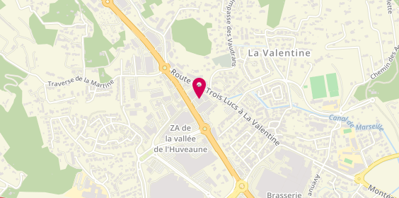 Plan de La Halle Chaussures & Maroquinerie, Zone Aménagement De
246 Route des 3 Lucs à la Valentine, 13011 Marseille