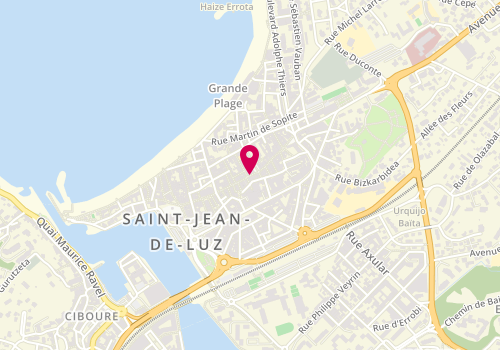 Plan de Paseo, 41 Rue Gambetta, 64500 Saint-Jean-de-Luz