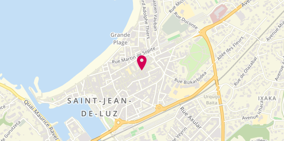 Plan de Arsène et les pipelettes, 74 Rue Léon Gambetta, 64500 Saint-Jean-de-Luz