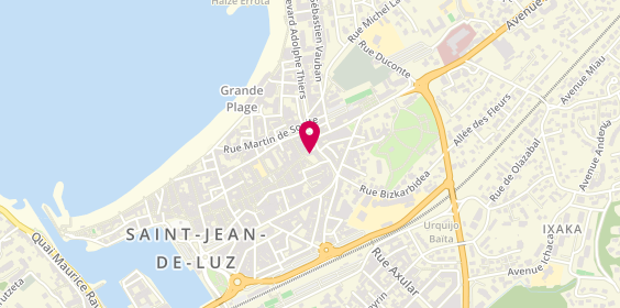 Plan de Boutique Quinze - Serge Blanco, 88 Rue Léon Gambetta, 64500 Saint-Jean-de-Luz