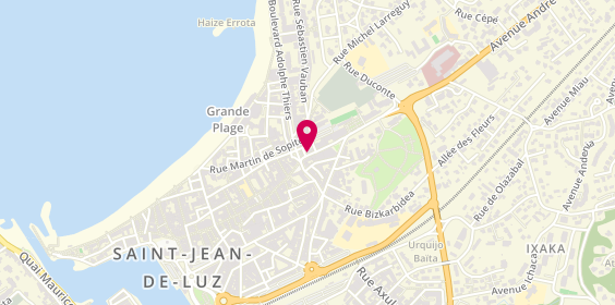 Plan de Jacadi, 79 Rue Gambetta, 64500 Saint-Jean-de-Luz