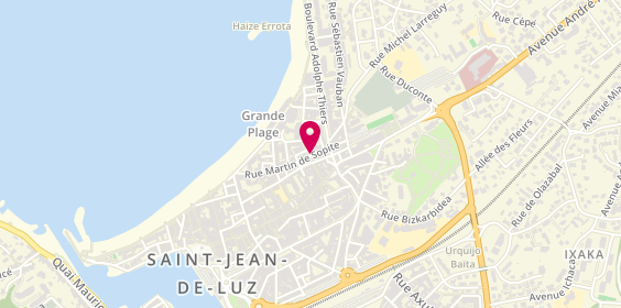 Plan de Contre Vents et Marées, 14 Rue Louis-Fortuné Loquin, 64500 Saint-Jean-de-Luz