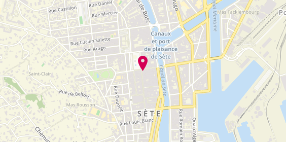 Plan de X And O, 32 Rue Gambetta, 34200 Sète