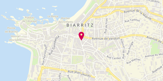 Plan de Autour du Monde, 1 Avenue du Marechal Foch, 64200 Biarritz