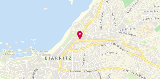 Plan de Alain Figaret, 1 avenue Reine Victoria, 64200 Biarritz