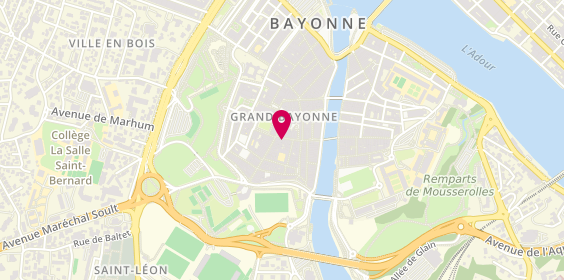 Plan de Arsène et les pipelettes, 31 Rue Poissonnerie, 64100 Bayonne