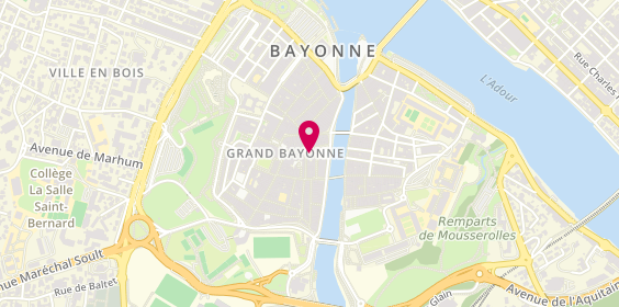 Plan de YAYA Bayonne, 12 Rue de la Salie, 64100 Bayonne