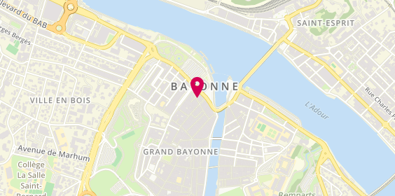Plan de Bayona - l'Espadrille Basque, 16 Rue Lormand, 64100 Bayonne