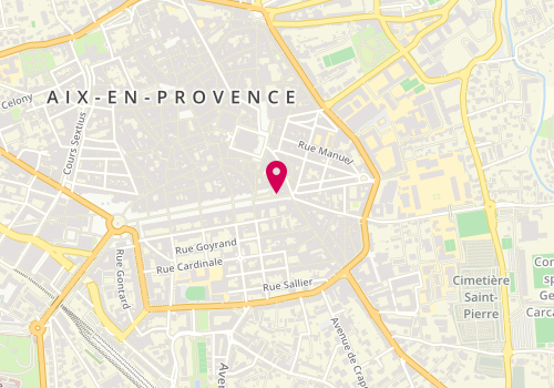 Plan de Fursac, 1 place Forbin, 13100 Aix-en-Provence