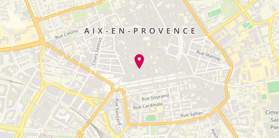 Plan de Hylton Aix en Provence, 41 Rue Espariat, 13100 Aix-en-Provence
