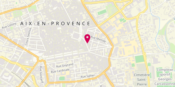 Plan de CLARKS et GEOX chez Marie de Vair, 21 Rue Thiers, 13100 Aix-en-Provence
