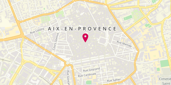 Plan de Jules & Jim, 8 Rue Aude, 13100 Aix-en-Provence