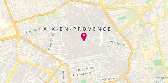 Plan de Heschung Aix en Provence, 7 Bis Rue de la Glacière, 13100 Aix-en-Provence