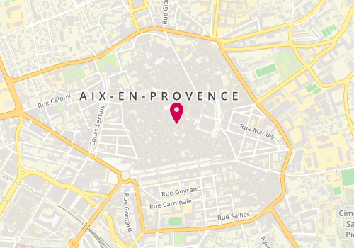 Plan de Victorine, 6 Rue de la Glacière, 13100 Aix-en-Provence