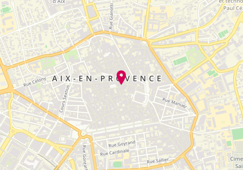 Plan de Free Lance, 8 Rue Chabrier, 13100 Aix-en-Provence