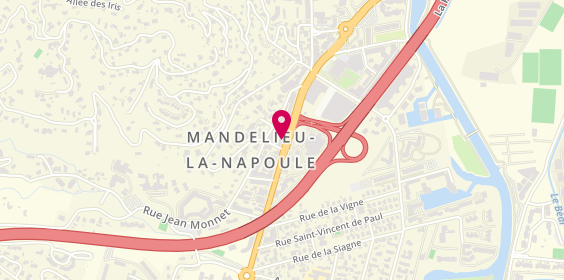 Plan de Chaussures René Paule, 467 avenue de Cannes, 06710 Mandelieu-la-Napoule