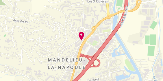 Plan de Promod, Route de Frejus, Centre Commercial Geant Casino avenue de Fréjus, 06210 Mandelieu-la-Napoule