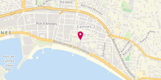 Plan de Fendi Cannes, 50 Boulevard de la Croisette, 06400 Cannes