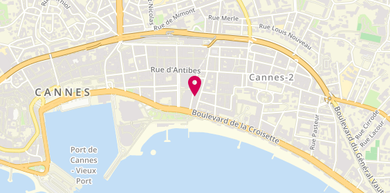 Plan de The District, 17 Rue des États-Unis, 06400 Cannes