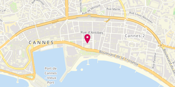 Plan de Anne Fontaine, 9 Boulevard de la Croisette, 06400 Cannes