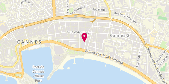 Plan de Geox, 34 Rue des États-Unis, 06400 Cannes